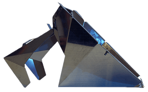 Cinderella Incineration Toilet - Liner Bowl Standard Module, polished steel replacement with hatch, ships from Norway.