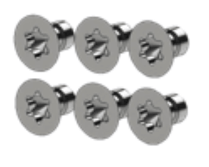 M4x6 screws compatible with Cinderella Incineration Toilet, perfect for securing PCB standoffs and venting products, available in packs of one.