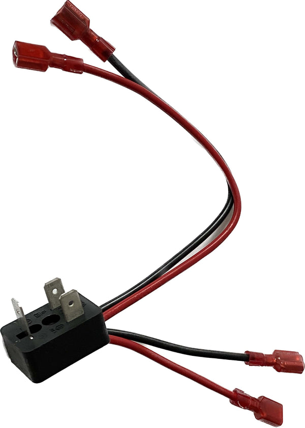 Cinderella® Maxitrol Cable Harness featuring a fuse holder with red wires and connectors for efficient power management.