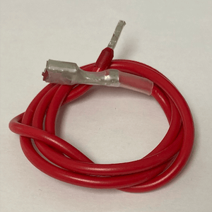 Red wire for Cinderella Incineration Toilet, compatible with Nidec Motors. Includes black and red wires, no 1 ohm resistor.