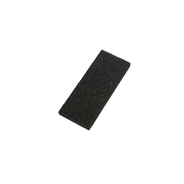 Black foam rubber foot designed to replace worn or damaged feet on Cinderella products for enhanced performance and protection.