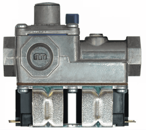 Maxitrol gas regulator for Cinderella Incineration Toilet with brass adapter and coupler for optimal performance.