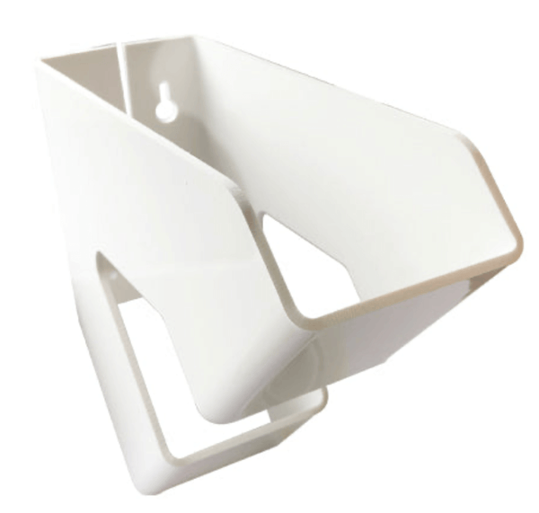 Cinderella® plastic liner holder designed for easy installation of bowl liners in incineration toilets.