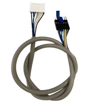 Cinderella signal cable for control panel with LCD display, featuring multiple color wires and connectors.