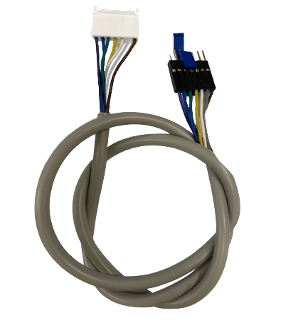 Cinderella signal cable for control panel with LCD display, featuring multiple color wires and connectors.