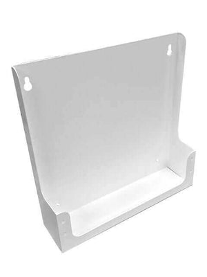 Wall-mounted white plastic urinal part of Cinderella Freedom Bundle from Cabin Depot.