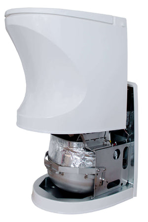 Cinderella Travel Incineration Toilet featuring high-efficiency waste disposal for cabins, offered by Cabin Depot.